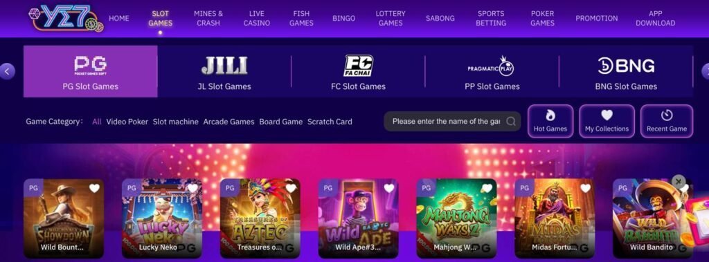 What are the Types of Jili Games on YE7?